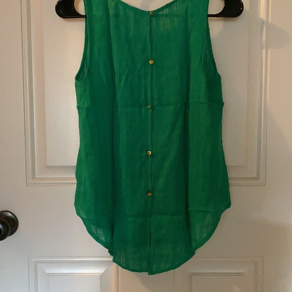 Sleeveless green top - Picture 3 of 6